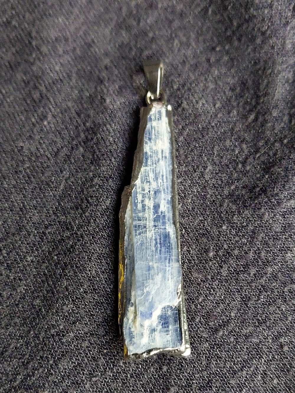 Natural Blue Kyanite Pendant Necklace